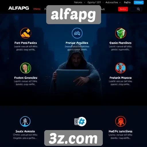 Avaliação das principais funcionalidades do site alfapg